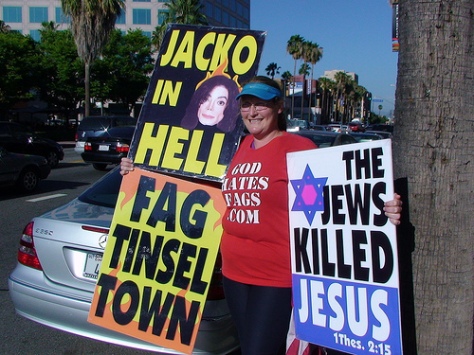 The Westboro Baptist Church is right about Jackson burning in Hell!